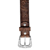 Cinturón de piel  para Mujer marca Messicano Café cod. 109692